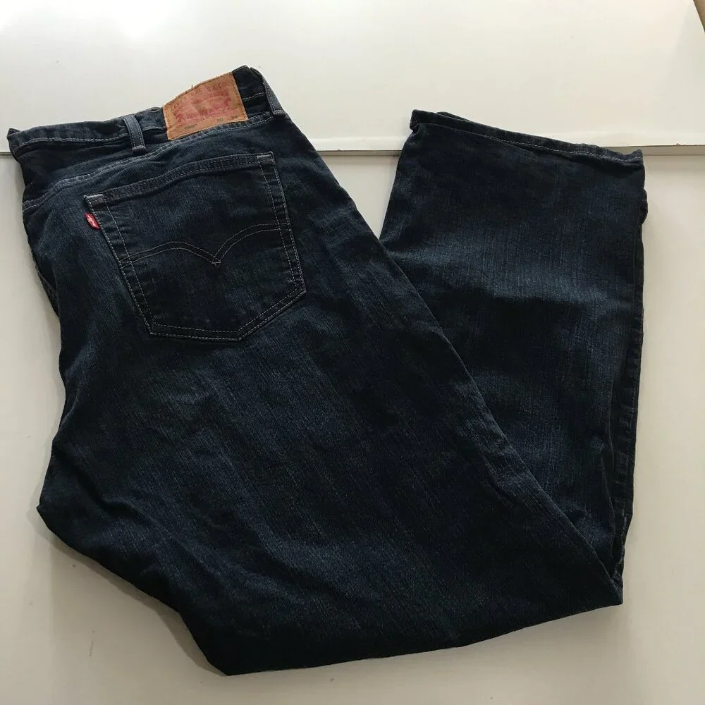 Levi's 559 Relaxed Straight Mens Jeans Size 40x32 Dark Wash